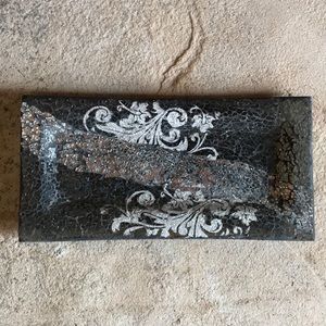Mosaic glass tray